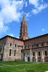 Fototapeta na wymiar Basilique Saint-Sernin de Toulouse