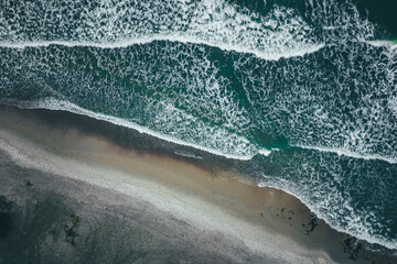 waves on the beach