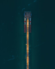 Pier at sea