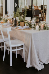 boho style wedding table 