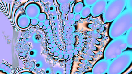 Abstract fantasy ornament pattern.