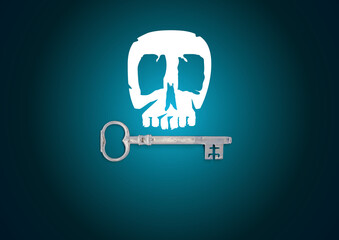 ransomware key old heavy rusty church key - encrypt key 
