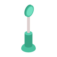 Eye Lens Isometric Composition