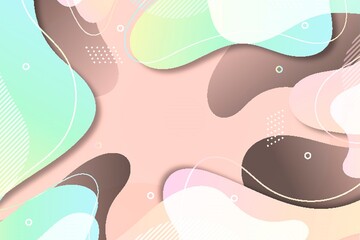 3D abstract background with outlined paper shapes. Vector design layout for business presentations, flyers, posters and invitations.