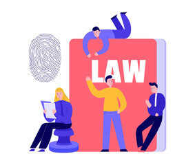 Fingerprint Book Law Composition