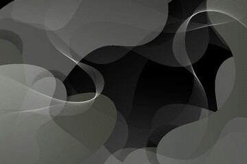 3D abstract background with outlined paper shapes. Vector design layout for business presentations, flyers, posters and invitations.