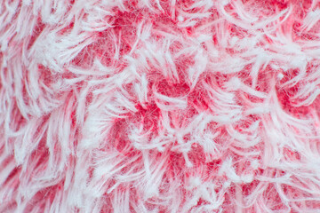 pink teddy bear fur wool