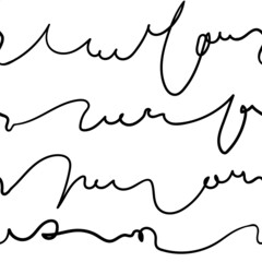 Seamless line pattern on white background. Minimalist pattern