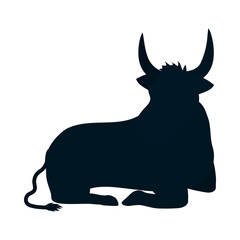 sitting ox icon