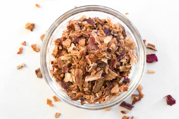 Dried Shallots in a Bowl