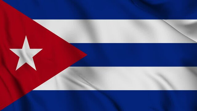 Flag of Cuba. High quality 4K resolution