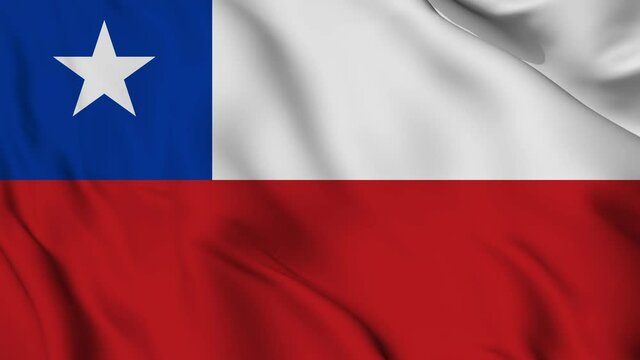 Flag of Chile. High quality 4K resolution	
