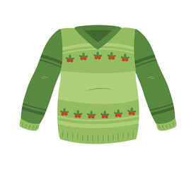 ugly sweater of mistletoe