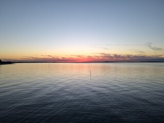 Fototapeta premium Sunset Tybee Island 