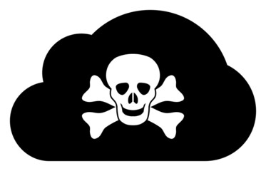 Toxic gas cloud vector icon on a white background. An isolated flat icon illustration of toxic gas cloud.