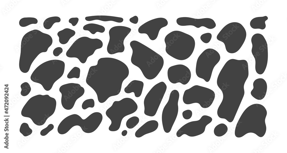 Poster set of abstract organic shapes. organic blobs vector collection