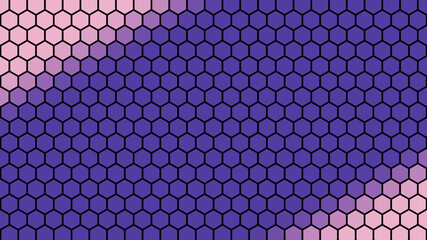3D rendering of a background based on a hexagonal technological grid for an unusual bright design of presentations, websites and publications
