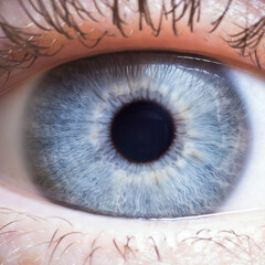 Human eye close up detail