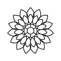 Mandalas. Ethnic round ornament. Can be used for coloring books. vector art. EPS 10