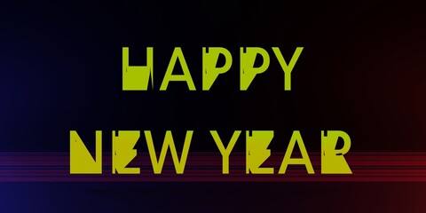 Colorful Christmas inscription MERRY CHRISTMAS on a colored background