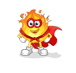 fire heroes vector. cartoon character