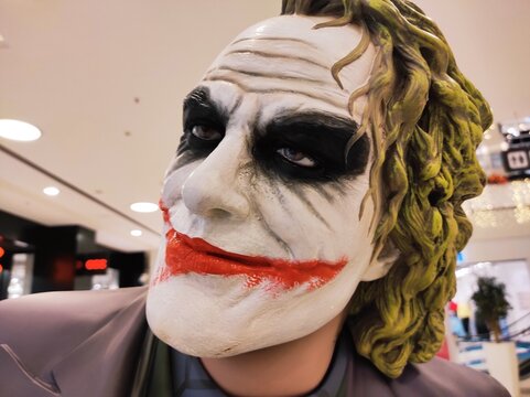 The Joker - super-villain and dangerous madman portrait
