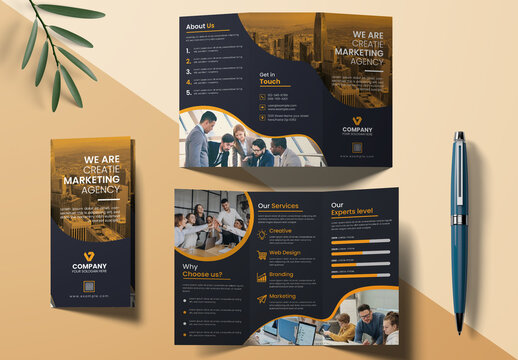 Trifold Brochure Layout Design