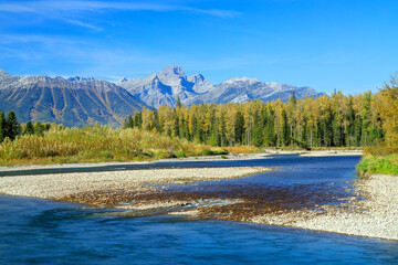 Elk River British Columbia Canada Landscape