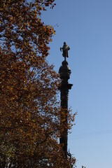 Christopher Columbus monument in Barcelona