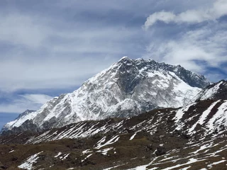 Plaid avec motif Lhotse Mount Lhotse seen from Lobuche.