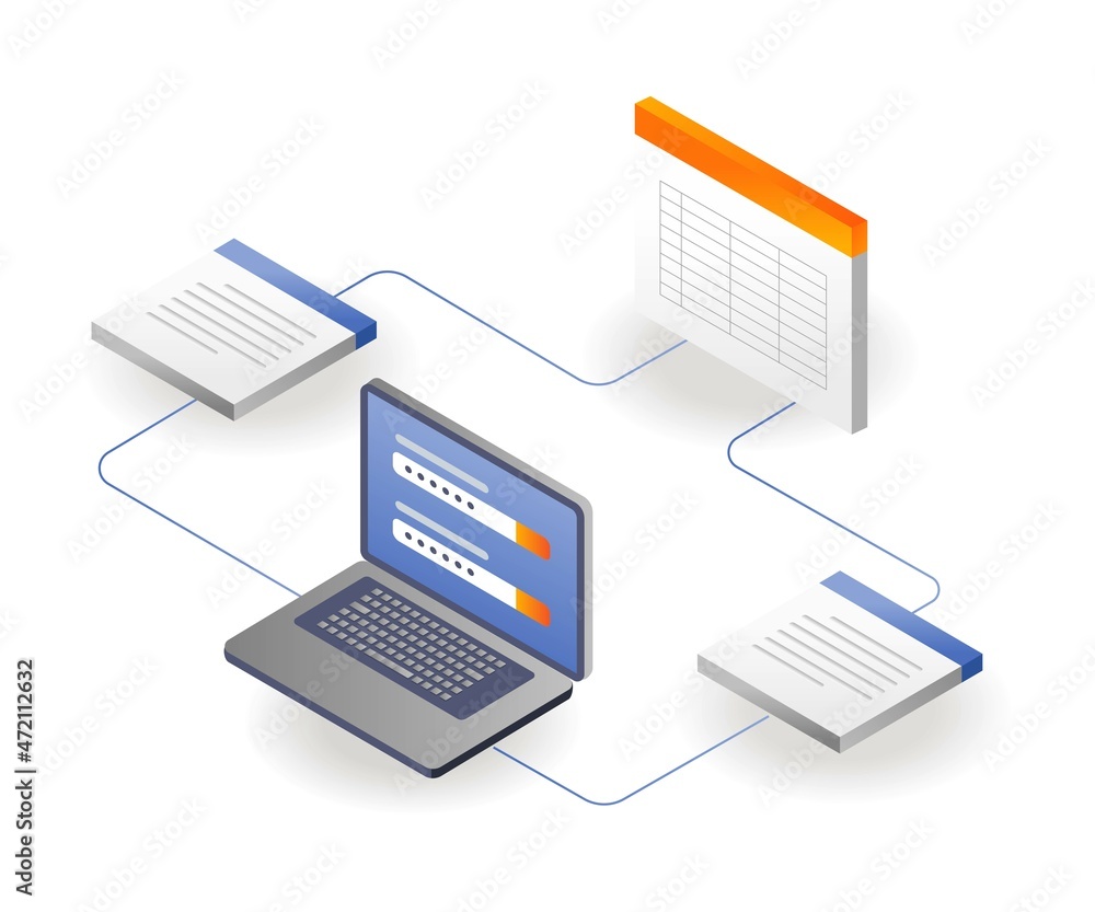 Aufkleber Data computer network