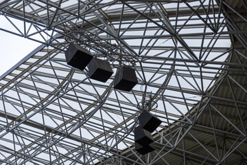 Interior view of the empty ARENA LVIV STADIUM