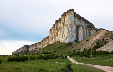 Photos of the Crimean autumn peninsula, Ak-Kaya White rock