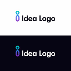 Creative light idea logo,flat design.Concept of ideas inspiration, innovation, invention, effective thinking, knowledge and education.