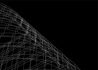 architecture digital 3d drawing