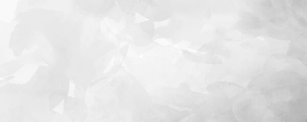Vector watercolor art background. Hand drawn winter grey abstract vector illustration for cover, interior decor and other users. Vintage grunge texture. Clouds. Monochrome brush strokes. Empty blank.