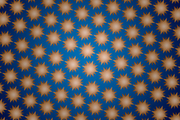 blue gold shiny foil christmas star pattern wrapping paper background