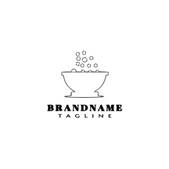 corn flakes logo cartoon icon design template isolated vector illustration