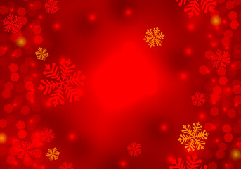 Fototapeta na wymiar Magic christmas red background.