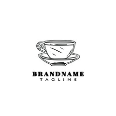 coffee cup logo design template icon vector