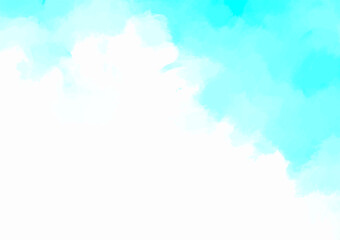 水彩の水色テクスチャ背景
