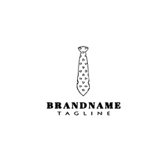 tie logo cartoon icon design template isolated vector illustration