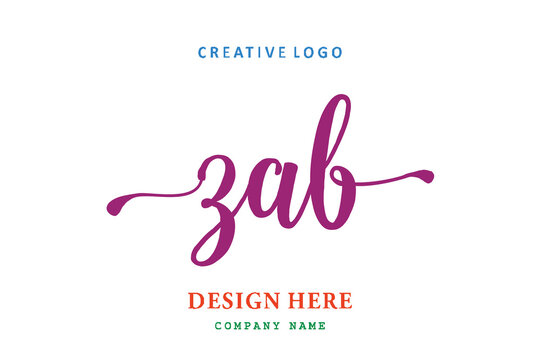 ZAB lettering logo is simple, easy to understand and authoritative