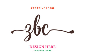 ZBC lettering logo is simple, easy to understand and authoritative