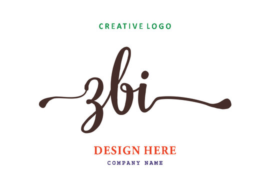 ZBI lettering logo is simple, easy to understand and authoritative