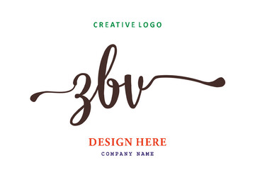 ZBV lettering logo is simple, easy to understand and authoritative