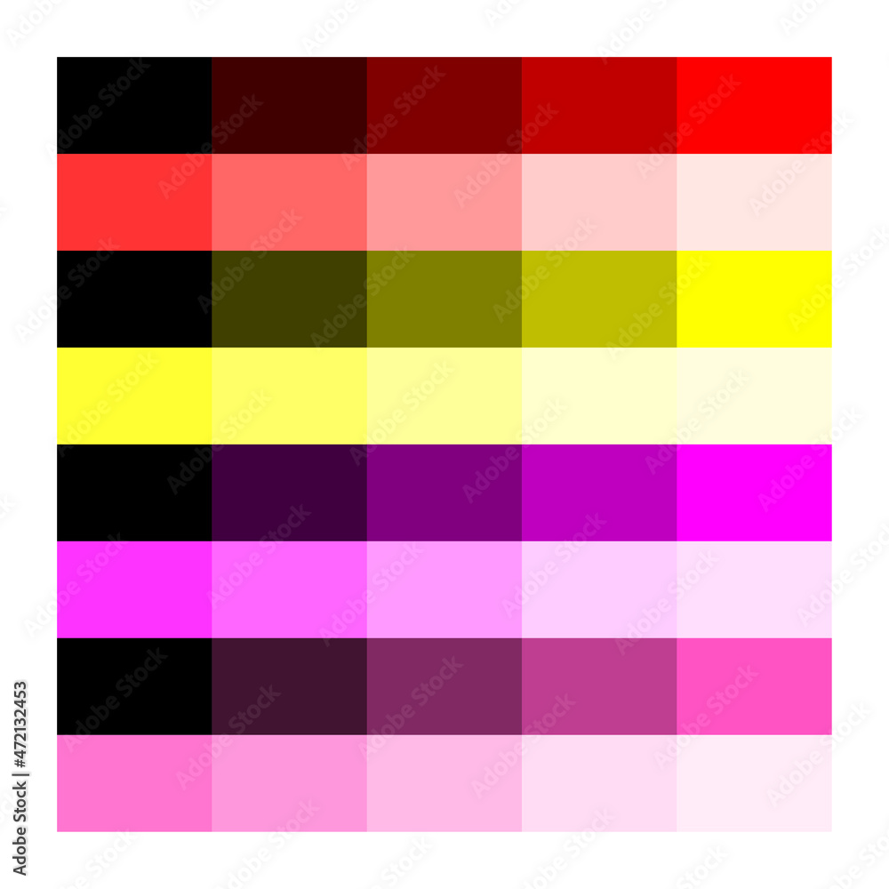 Poster color palette. pattern design. architecture element. abstract background. modern art. vector illustr