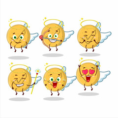 Dalgona candy agree cartoon designs as a cute angel character