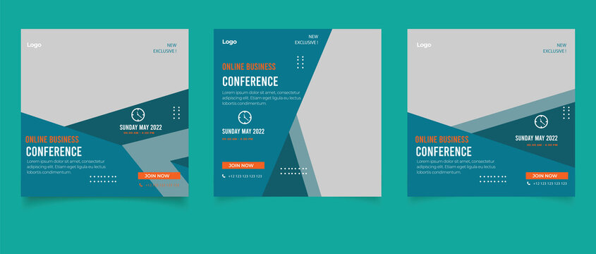 Business Conference social media template