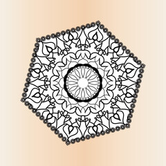 Texture Paper Cut Indian Mandala